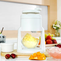 Non-Electric Hand-Crank Ice Shaver Compact Hand Crank Frozen Cone Machine Fast Shaving Kitchen Appliance Easy to Use