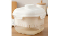 Greek Yogurt Maker Double Pressure System Yogurt Strainer Edible-Grade Material Grade Material Whey Straining Container for   Enthusiasts