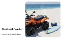 Sun Protection Breathable All-Terrain Vehicle Seat Cover Cooling ATV Padded Seat Cover Soft & Comfortable for Summer Riding, Daily Commuting