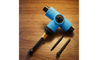 T Handle Skateboard Tool Knurled Grip Multi Function Skateboard Wrench Universal Fit Complete Skate Tool