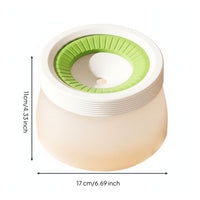 Buoyant Disk Design Floating Water Bowl for Indoor