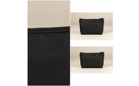 Zippered Toiletry Pouch Gusseted Makeup Pouch Secure Bag Reusable for Daily Use