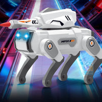 Voice Control Robot Dog Light-up Eyes Walking Robot Dog Mechanical Pet Articulated Legs Hard Plastic