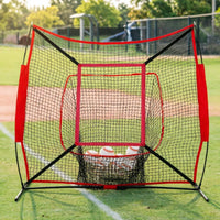 Hook Straps Baseball Target Net Portable Strike Zone Practice Net Easy to Carry Strike Zone Target Quick Setup