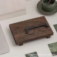 Wooden Rectangular Soap Dish and Flower Pot Base