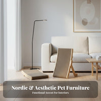 Inclined Scratching Board Protects Furniture Adjustable Scratching Ramp Long-Concludinging Non-Slip for Home