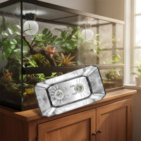 Independent Switch Control Double Dome Amphibian Lamp High Reflection Double Amphibian Light Fixture Hook Hanging Design for Vivarium