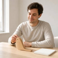 Wood Postcard Holder Creative Shape Home Decor Elegant for Office
