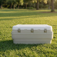 Insulated Container Leak-Resistant Insulated Container with Side Water Outlet Ice Chest for Vendors, Outdoor Events, Fishing