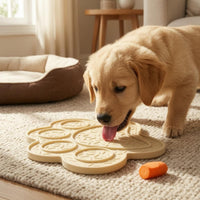 Food-Grade Paw Print Lick Mat Textured Silicone Lick Mat Washable Pet Enrichment Flexible for Dogs