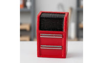Dark Top Compartment 1:64 Scale Tool Cabinet Model Freestanding Miniature Drawer Cabinet Scene Setting Accessory Realistic Texture for Display