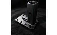 Trailer Hitch Adapter Base Bolt Hole Square Tube Hitch Insert Black