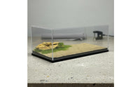 1/64 Scale Display Case Dustproof Desert Diorama Box Stackable Design Acrylic Car Display Case for Hobbyists
