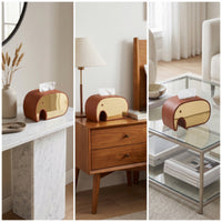 Tissue Box Cover Decorative Tissue Box Cover with Mirror Finish Modern Holder for Reception Area