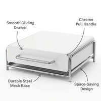 Pull Organizer, Cabinet Organizer, Storage Rack, Light Luxury Retro, Floor Standing Organizer