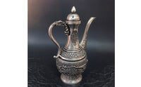 Antique Style Beverage Pot Decorative Pot with Domed Lid Ornate Vessel for Decorators, Living Room, Shelf Display