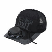 Protection Solar Fan Cap 3 Speed Control Solar Fan Hat LED Display Fishing Sun Cap 360 Degree Rotation for Anglers