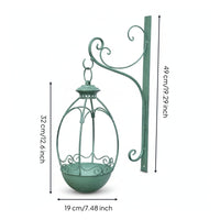 Decorative Scroll Wrought Iron Planter Bracket Arched Frame Plant Hanger