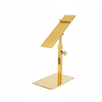 Adjustable Footwear Display Stand Stainless Steel Single Shoe Riser Easy Assembly for Closet