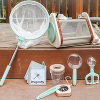 Wooden Observation Kit Mesh Bug Catcher Kit Hands-on Learning Nature Exploration Set Handheld for Children