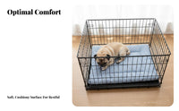 Checkered Pet Mat Machine launderable Crate Liner Warm for Home, Travel