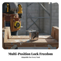 Fixed Installation Ladder Mounting Hardware Rigid Ladder Mount Bracket Screw Holes Silver Metal