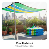 High Density Weave Sunblock Netting Tear Resistant Heavy Duty Sunshade Net Easy to Install Sun Shade Cloth Multi-Purpose for Gardeners, Farmers