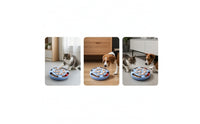 Interactive Puzzle Tray with Sliding Covers Mental Stimulation Feeding Tray with Sliding Covers Compact Food Puzzle Sturdy for Cats, Young Dogs