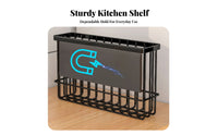 Metal-gripping Refrigerator Side Rack Easy Installation Metal-gripping Refrigerator Shelf