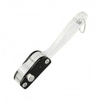 Transparent Handle Scoring Cutter Metal Blades Multi-Blade Cutter Enclosed Design Manual Food Cutter Hanging Chain