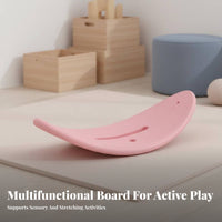 Perceptual Training Balance Board Movement Ability Development Perceptual Training Board Curved Seesaw Toy Anti-Slip Design