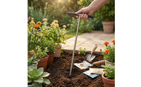 Soil Rod with T Handle Stainless Steel Soil Rod Septic Subsurface Mapper Tool for Garden
