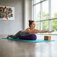 Stretching Support Pillow High Resilience Yin Stretching Support Pillow Shoulder Stand Pad Removable Cover Rectangular