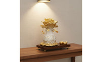 Housewarming Gift Wealth Attraction Statue Symbol of Prosperity Feng Shui Wealth Ornament Auspicious Chinese Auspicious Wealth Bag Good Luck for New Homeowners, Business Owners, Entryway, Living Room, Office, Reception Desk