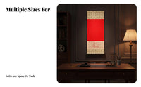 2026 Blank Calendar Scroll, Horse Year, Xuan Paper, Chinese Calligraphy Art