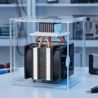 12V Peltier Heatsink Module Kit Assembled Semiconductor Cooling Module Thermoelectric Cooling System Small for Hobbyists