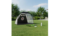 Portable Golf Hitting Net Easy to Install Golf Chipping Net Set Heavy Duty Sports Training Equipment Force-Resistant Resistant for Golfers, Beginners, Backyard, Indoor, Garage