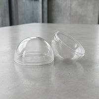 PC Material Hemispherical Shape LED Bulb Cover for DIY Lighting, 48.8mm Diameter and 27mm Height, Frosted Milky White PC Bulb Cover, Single Unit