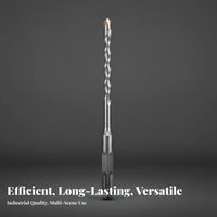 Hardened Steel Body 4-Cutter Concrete Drill Bit Heavy Duty Cross Head Hammer Drill Bit Optimized Flute Design for DIY Enthusiasts, Brickwork
