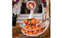 Porch Goose Dress Halloween Goose Outfit Decor Novelty Weather-Resistant for Homeowners, Yard, Garden