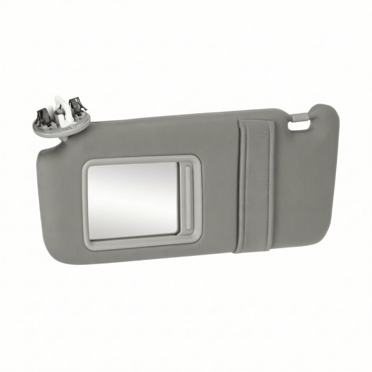 Easy to Install Driver Side Sun Visor with Mirror Multi-Angle Positioning Driver Side Sun Visor Anti-Glare Car Part Matte Finish for DIY Mechanics, Interior Restoration
