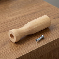 8 Pieces Easy-to-Install Foosball Table Handle with Screws Contoured Foosball Handle with Screws Tapered Sports Equipment Comfortable for Game Room