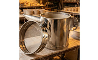 Stainless Steel Slip Bucket Rustproof Ceramics Supply Heavy Duty Strainer Basket for Ceramic Artists