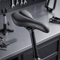 Ergonomic Sport Cycle Saddle Padded Cycle Saddle with Metal Slim Waterproof Bike Seat Lightweight for Commuters, Road Cycling, Daily Commuting