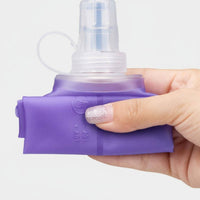TPU Sports Container Heat-Pressed Soft Container TPU Soft Water Bottle Portable Drinkware Lightweight for Athletic Use
