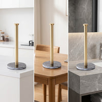 Paper Towel Holder with Marble Base Non-Slip Organizer Sturdy