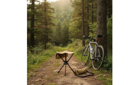 Portable Camp Stool with Storage Bag Lightweight Camp Stool with Carry Bag Compact Triangle Chair Collapsible for Campers, Anglers, Hikers, Camping, Fishing, Hiking, Outdoor Travel