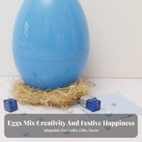 30cm DIY Decorative Egg Easy Opens and Close Large Easter Egg Reusable Party Favors for Teachers, Crafters, School Activities, Classroom, Parties
