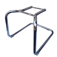 Slotted Chrome Chair Base Frame High Load Capacity Cylindrical Steel Chair Frame Easy to Install