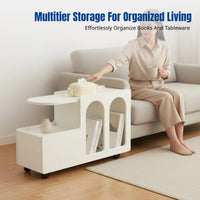 Creative Side Cabinet, Minimalist Coffee Table, Nordic Cream Design, Space-Saving for Small Apartments